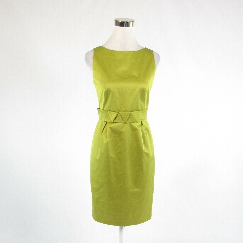 Paule Ka avocado green sheath dress IT40 6